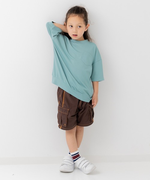 JAM & LINK(ジャムアンドリンク)の「ナイロン脇ラインカーゴハーフパンツ(その他パンツ・キッズ・ブラック/カーキ/ベージュ/ブラウン・100cm/110cm/120cm/130cm/140cm/150cm/160cm)」の13枚目の写真