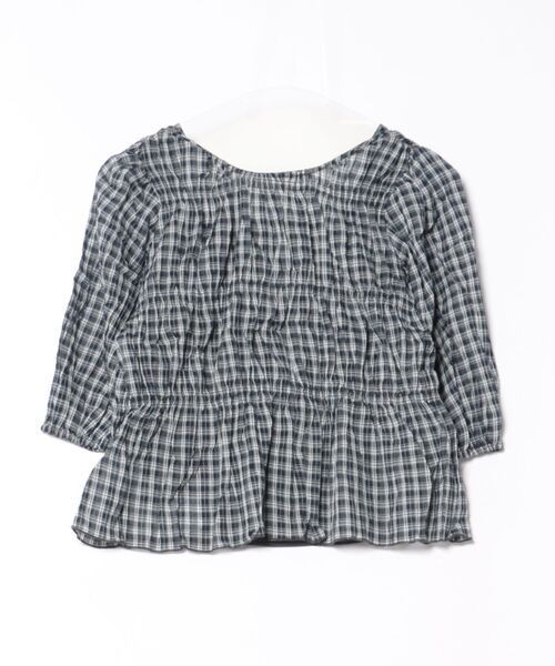 archives(アルシーヴ)の「’チェックアソート2wayシャーリングリボンブラウス’(シャツ/ブラウス・レディース・ホワイト×ネイビー/アイボリー/ホワイト×ブラック/ブラック・MEDIUM)」の17枚目の写真