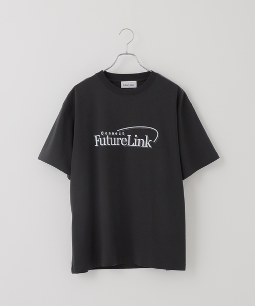 B.C STOCK(ベーセーストック)の「Future Link ロゴプリントTシャツ(Tシャツ/カットソー・メンズ・ライトグレー/ホワイト/ブラック/ブラック系その他・MEDIUM/LARGE)」の8枚目の写真