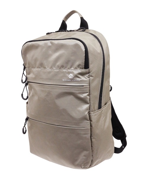 MICHAEL LINNELL（マイケル リンネル）の「【MICHAEL LINNELL/マイケルリンネル】Daypack　バックパック　ワンポイントブランドロゴ　リフレクター　撥水（バックパック/リュック・メンズ・ベージュ・FREE）」の11枚目の写真