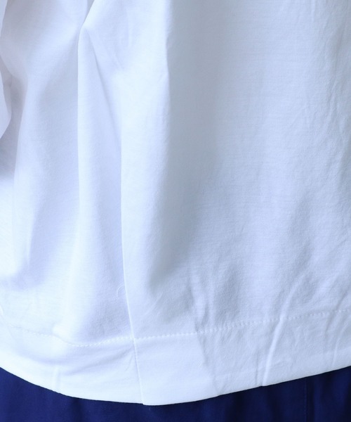 yuni（ユニ　）の「●ハイパワーポンチウィングドスリーブプルオーバー（Tシャツ/カットソー・レディース・ボルドー/ホワイト/ブラック/イエロー・FREE）」の7枚目の写真