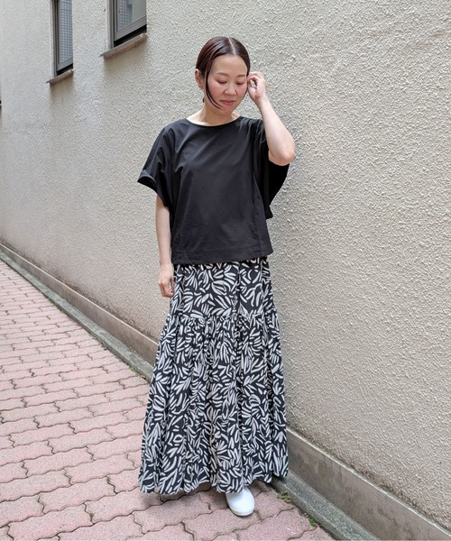 yuni（ユニ　）の「●ハイパワーポンチウィングドスリーブプルオーバー（Tシャツ/カットソー・レディース・ボルドー/ホワイト/ブラック/イエロー・FREE）」の17枚目の写真