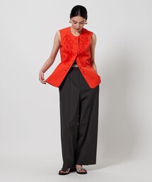 BEAUTY&YOUTH UNITED ARROWS（ビューティーアンドユースユナイテッドアローズ）の「コットンテープ エンブロイダリー ベスト（ベスト）」