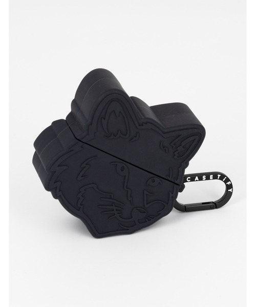 Maison Kitsune（メゾンキツネ）の「MAISON KITSUNE x CASETIFY BOLD FOX HEAD 3D AIRPODS CASE（ヘッドフォン/イヤホン・メンズ・ブラック・U）」の2枚目の写真