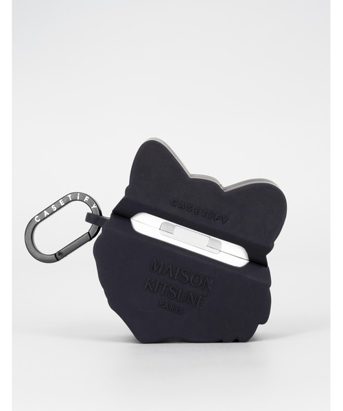 Maison Kitsune（メゾンキツネ）の「MAISON KITSUNE x CASETIFY BOLD FOX HEAD 3D AIRPODS CASE（ヘッドフォン/イヤホン・メンズ・ブラック・U）」の3枚目の写真
