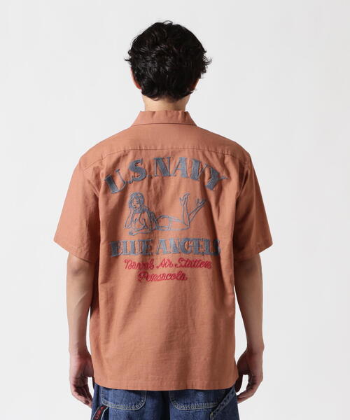 AVIREX（アヴィレックス）の「《WEB&DEPOT限定》COTTON LINEN SHIRT "BLUE ANGELS" / コットンリネンシャツ ブルーエンジェルス / AVIREX / アヴィレックス（シャツ/ブラウス・メンズ・モカ/ネイビー/ブラック・MEDIUM/LARGE/X-LARGE/XX-LARGE）」の21枚目の写真