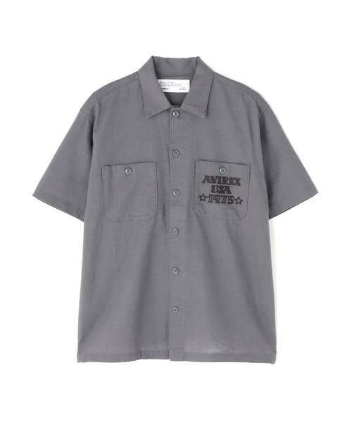 AVIREX（アヴィレックス）の「《WEB&DEPOT限定》COTTON LINEN SHIRT "BLUE ANGELS" / コットンリネンシャツ ブルーエンジェルス / AVIREX / アヴィレックス（シャツ/ブラウス・メンズ・モカ/ネイビー/ブラック・MEDIUM/LARGE/X-LARGE/XX-LARGE）」の4枚目の写真