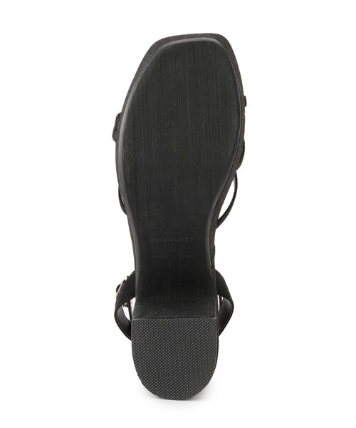 ESPERANZA（エスペランサ）の「厚底アンクルベルトサンダル（サンダル・レディース・ゴールド系/ブラック系・S/M/L/LL）」の9枚目の写真