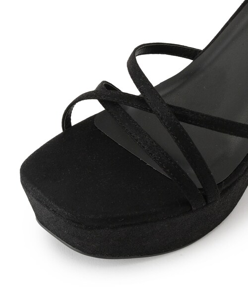 ESPERANZA（エスペランサ）の「厚底アンクルベルトサンダル（サンダル・レディース・ゴールド系/ブラック系・S/M/L/LL）」の10枚目の写真