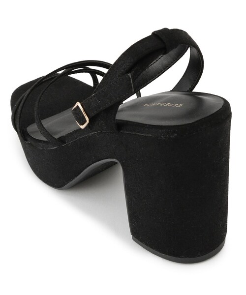 ESPERANZA（エスペランサ）の「厚底アンクルベルトサンダル（サンダル・レディース・ゴールド系/ブラック系・S/M/L/LL）」の13枚目の写真