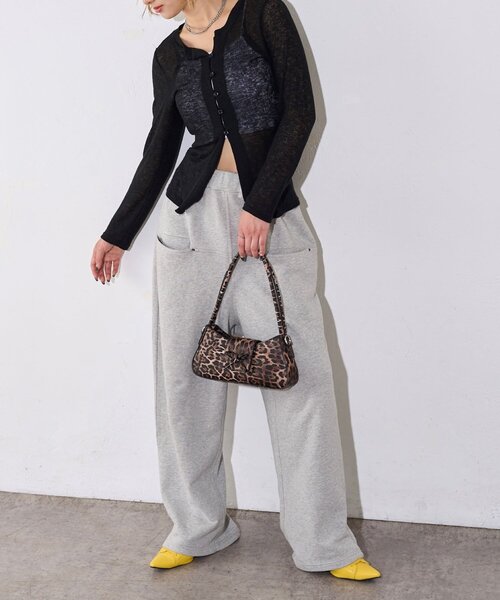 WHO'S WHO gallery（フーズフーギャラリー）の「【2way/ハンド・ショルダー】レオパードショルダーバッグ（ハンドバッグ・レディース・ブラウン・FREE）」の9枚目の写真