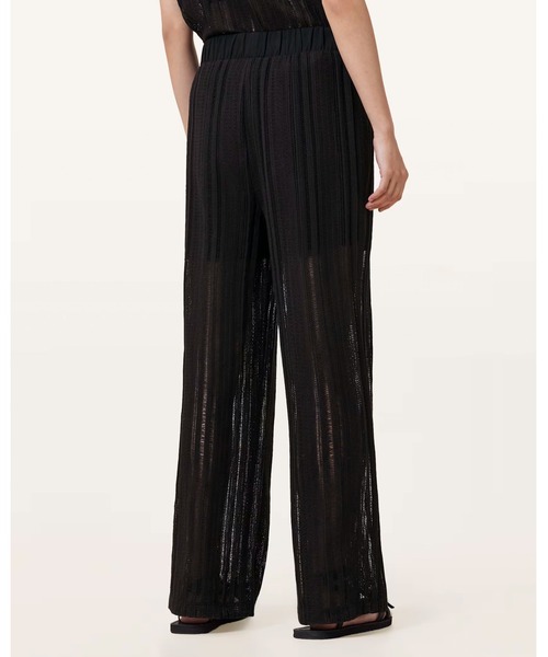 ALLSAINTS(オールセインツ)の「GIANA CROCHET LADDER WIDE LEG TROUSERS | GIANA クロシェ ラダー ワイド レッグ トラウザー(その他パンツ・レディース・ブラック・S/M/XS)」の5枚目の写真