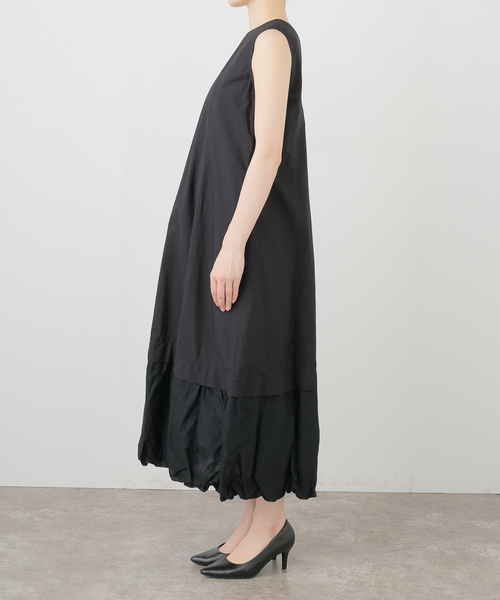 La TOTALITE（ラトータリテ）の「【洗える】ne Quittez pas/ヌキテパ BALLOON DRESS（ドレス・レディース・ホワイト/ブラック・FREE）」の7枚目の写真