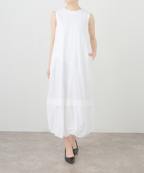 La TOTALITE（ラトータリテ）の「【洗える】ne Quittez pas/ヌキテパ BALLOON DRESS（ドレス・レディース・ホワイト/ブラック・FREE）」の19枚目の写真