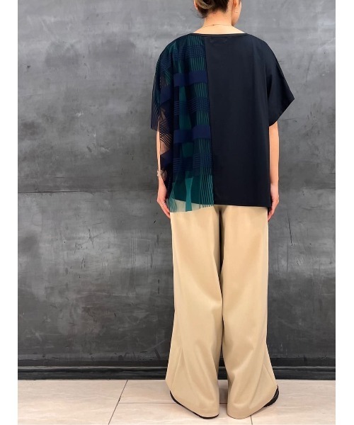 セール】(S)チュールチェック（Tシャツ/カットソー）｜ZUCCa