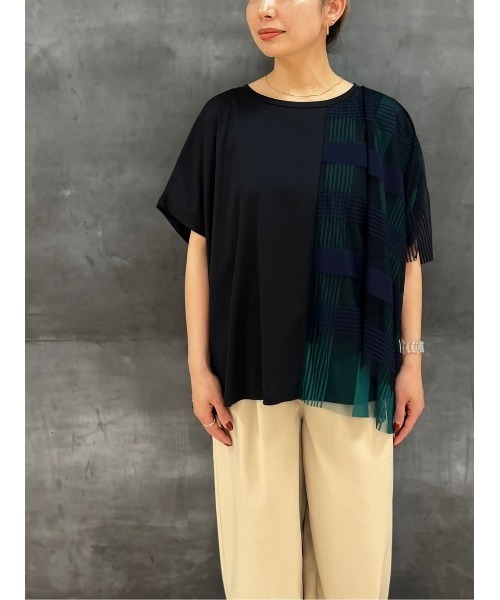 セール】(S)チュールチェック / S（Tシャツ/カットソー）｜ZUCCa