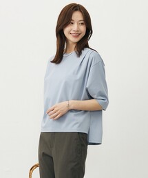 Outil ネイビー/ホワイトストライプ ボートネックカットソー　サイズ:2 Outil ネイビー/ホワイトストライプ ボートネックカットソー