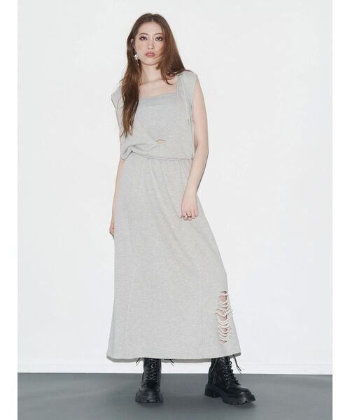 EVRIS（エヴリス）の「レースアップワークブーツ（ブーツ・レディース・その他1/ブラック・SMALL/MEDIUM/LARGE）」の5枚目の写真