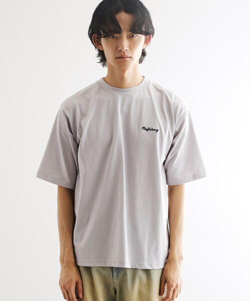 【関税込】 ボーク フラワー マンツーマンTシャツ - グレー パッチフラワーTシャツ（Tシャツ） | tk.TAKEO KIKUCHI