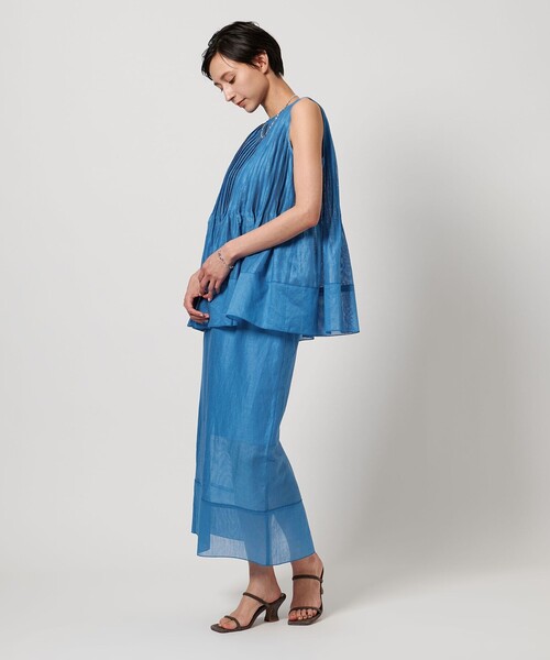 UNITED ARROWS(ユナイテッドアローズ)の「AKIHA ラミー タイトスカート(スカート・レディース・ブラック/ターコイズブルー系・36/38)」の12枚目の写真