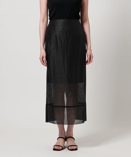 UNITED ARROWS(ユナイテッドアローズ)の「AKIHA ラミー タイトスカート(スカート・レディース・ブラック/ターコイズブルー系・36/38)」の14枚目の写真