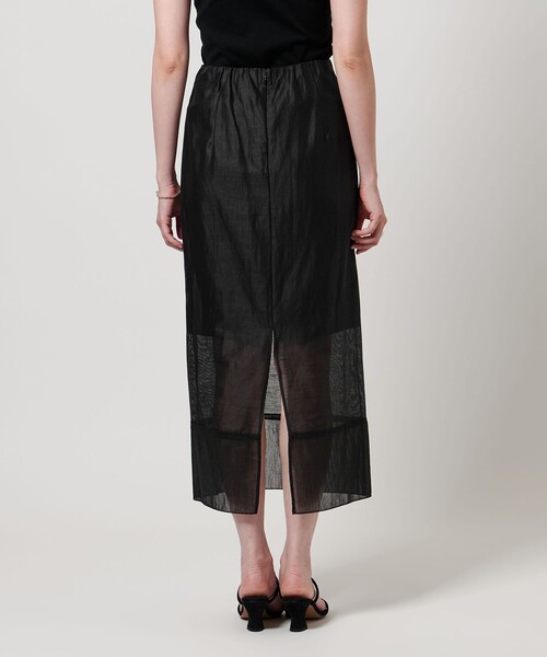 UNITED ARROWS(ユナイテッドアローズ)の「AKIHA ラミー タイトスカート(スカート・レディース・ブラック/ターコイズブルー系・36/38)」の7枚目の写真
