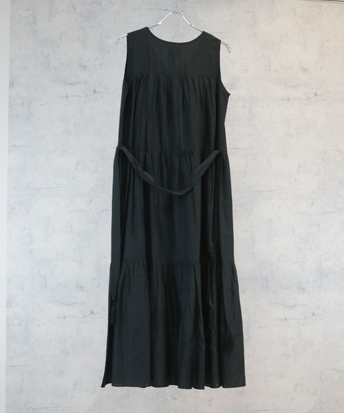 JETSET SOLO PLUS (ジェットセットソロプラス)の「【INDUS luxury for JETSET SOLO PLUS】Vネックティアードワンピース(ワンピース・レディース・ピンク/ベージュ/ブラック系/ベージュ系・FREE)」の14枚目の写真