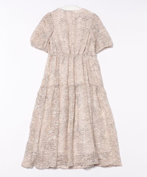 Prima Scherrer(プリマシェレル)の「カットジャカード プリント シアーワンピース Prima Scherrer(ワンピース・レディース・ホワイト/ピンクベージュ/サックスブルー・フリー)」の11枚目の写真