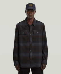 【Safari Online掲載】GPO OVERSHIRT/オンブレチェックシャツジャケット