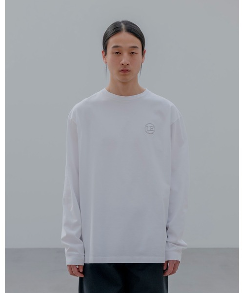 uniform experiment(ユニフォームエクスペリメント)の「LOGO-DRAFT L/S TEE(Tシャツ/カットソー・メンズ・チャコールグレー/ホワイト/ブラック・2/3/4/1/5)」の6枚目の写真