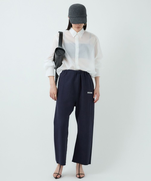 Chaos（カオス）の「Chaos(カオス)/エルヴェシャツ（Tシャツ/カットソー・レディース・ホワイト/ダークネイビー・FREE）」の4枚目の写真