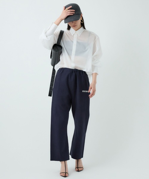 Chaos（カオス）の「Chaos(カオス)/エルヴェシャツ（Tシャツ/カットソー・レディース・ホワイト/ダークネイビー・FREE）」の5枚目の写真