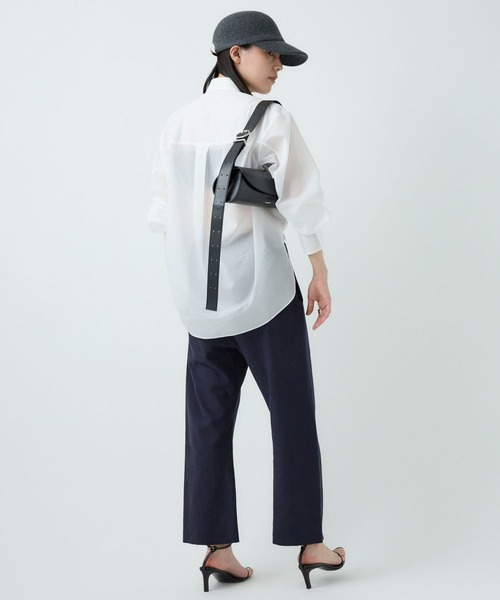 Chaos（カオス）の「Chaos(カオス)/エルヴェシャツ（Tシャツ/カットソー・レディース・ホワイト/ダークネイビー・FREE）」の8枚目の写真