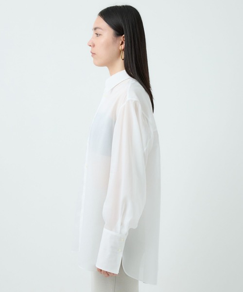 Chaos（カオス）の「Chaos(カオス)/エルヴェシャツ（Tシャツ/カットソー・レディース・ホワイト/ダークネイビー・FREE）」の20枚目の写真