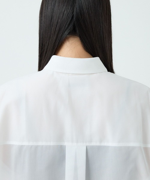 Chaos（カオス）の「Chaos(カオス)/エルヴェシャツ（Tシャツ/カットソー・レディース・ホワイト/ダークネイビー・FREE）」の22枚目の写真