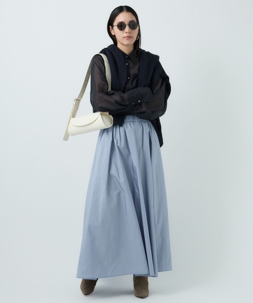 Chaos（カオス）の「Chaos(カオス)/エルヴェシャツ（Tシャツ/カットソー・レディース・ホワイト/ダークネイビー・FREE）」の10枚目の写真