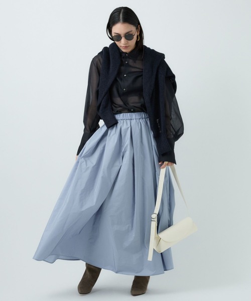 Chaos（カオス）の「Chaos(カオス)/エルヴェシャツ（Tシャツ/カットソー・レディース・ホワイト/ダークネイビー・FREE）」の11枚目の写真