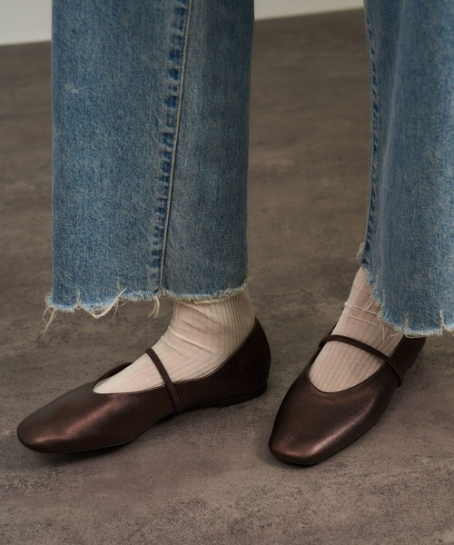 W S（ドゥーブル）】リアルレザーメリージェーン（パンプス）｜SALON