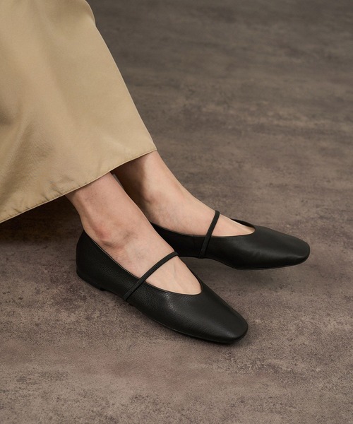 W S（ドゥーブル）】リアルレザーメリージェーン（パンプス）｜SALON