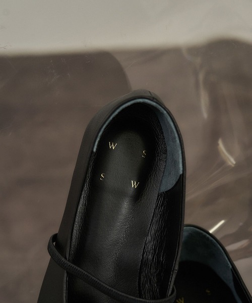 SALON adam et rope'（サロン アダム エ ロペ）の「【W S（ドゥーブル）】リアルレザーメリージェーン（パンプス・レディース・ブラック/その他1・23.5/24/24.5/23/36/37.5/37/36.5）」の7枚目の写真
