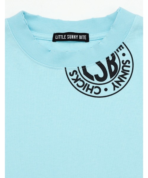 Little sunny bite(リトルサニーバイト)の「【little sunny bite】HELLO KITTY x little sunny bite long tee(Tシャツ/カットソー・レディース・ブラック/ホワイト/ライトブルー・MEDIUM/SMALL)」の14枚目の写真