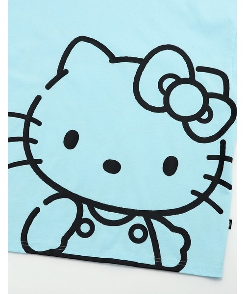 Little sunny bite(リトルサニーバイト)の「【little sunny bite】HELLO KITTY x little sunny bite long tee(Tシャツ/カットソー・レディース・ブラック/ホワイト/ライトブルー・MEDIUM/SMALL)」の4枚目の写真