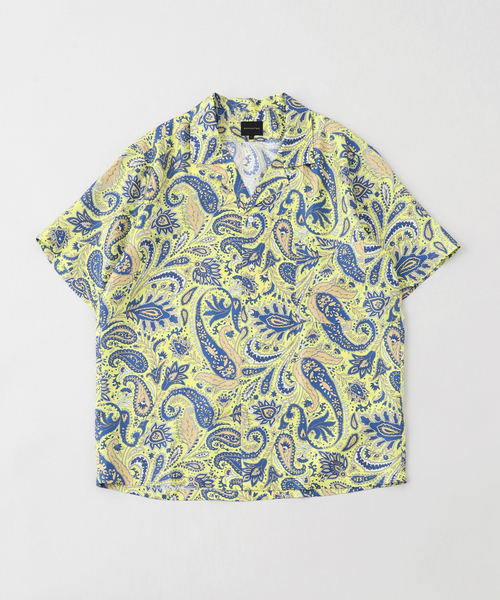 BANANATIME（バナナタイム）の「BANANATIME / バナナタイム HAWAIIAN 2 SHIRT（シャツ/ブラウス・メンズ・アイボリー/ブルー系その他/イエロー・MEDIUM/LARGE）」の3枚目の写真