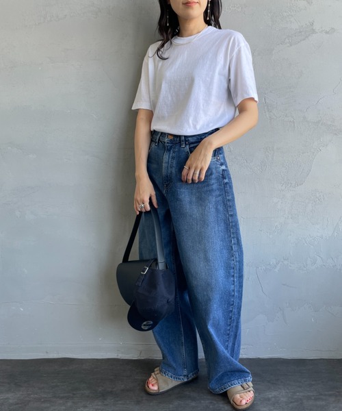 RED CARD TOKYO（レッドカード）の「[RED CARD/レッドカード] MONTANA ハイライズ ワイド カーブデニム（デニムパンツ・レディース・インディゴブルー・22/23/25/24）」の22枚目の写真