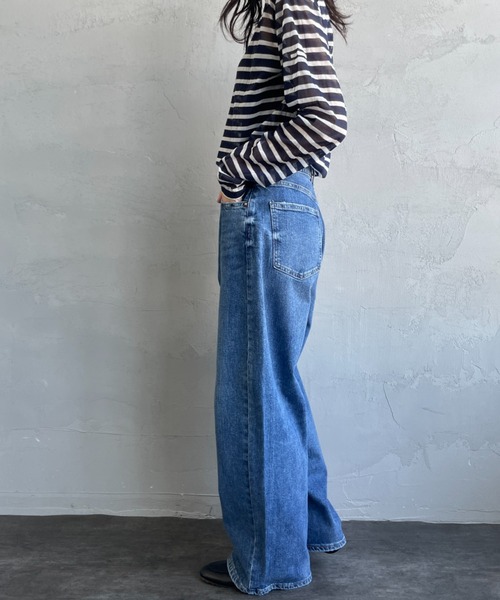 RED CARD/レッドカード] MONTANA ハイライズ ワイド カーブデニム