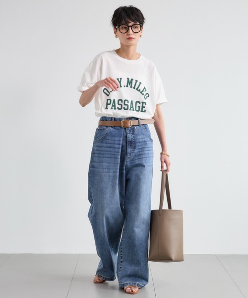 BARNYARDSTORM（バンヤードストーム）の「BARNYARDSTORM / ヴィンテージカレッジBIGTシャツ【吸水速乾・JAPAN FABRIC】（Tシャツ/カットソー・レディース・ブラウン/ホワイト・FREE）」の21枚目の写真