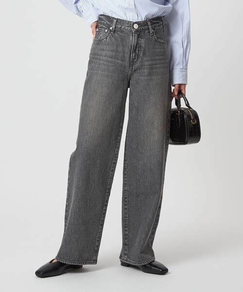 NEEDBY heritage(ニードバイヘリテージ)の「【別注】<NEEDBY heritage>MEI ワイド ストレート デニム(デニムパンツ・レディース・ブラック/コバルトブルー・XS/S/M)」の7枚目の写真