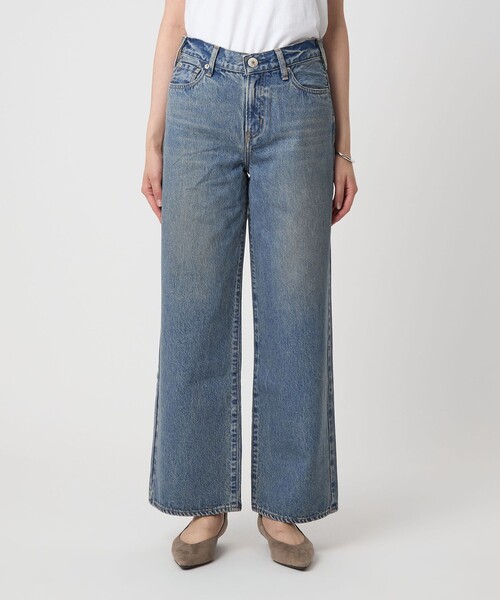 NEEDBY heritage(ニードバイヘリテージ)の「【別注】<NEEDBY heritage>MEI ワイド ストレート デニム(デニムパンツ・レディース・ブラック/コバルトブルー・XS/S/M)」の10枚目の写真