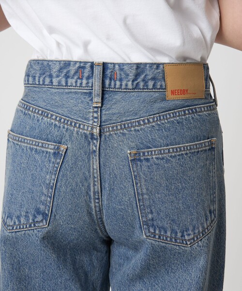 NEEDBY heritage(ニードバイヘリテージ)の「【別注】<NEEDBY heritage>MEI ワイド ストレート デニム(デニムパンツ・レディース・ブラック/コバルトブルー・XS/S/M)」の14枚目の写真