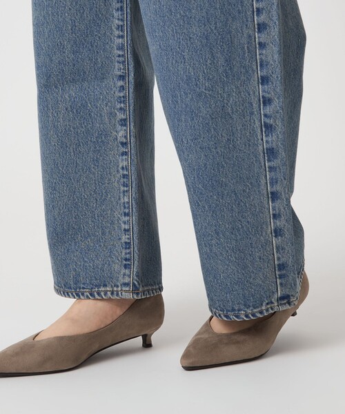 NEEDBY heritage(ニードバイヘリテージ)の「【別注】<NEEDBY heritage>MEI ワイド ストレート デニム(デニムパンツ・レディース・ブラック/コバルトブルー・XS/S/M)」の16枚目の写真